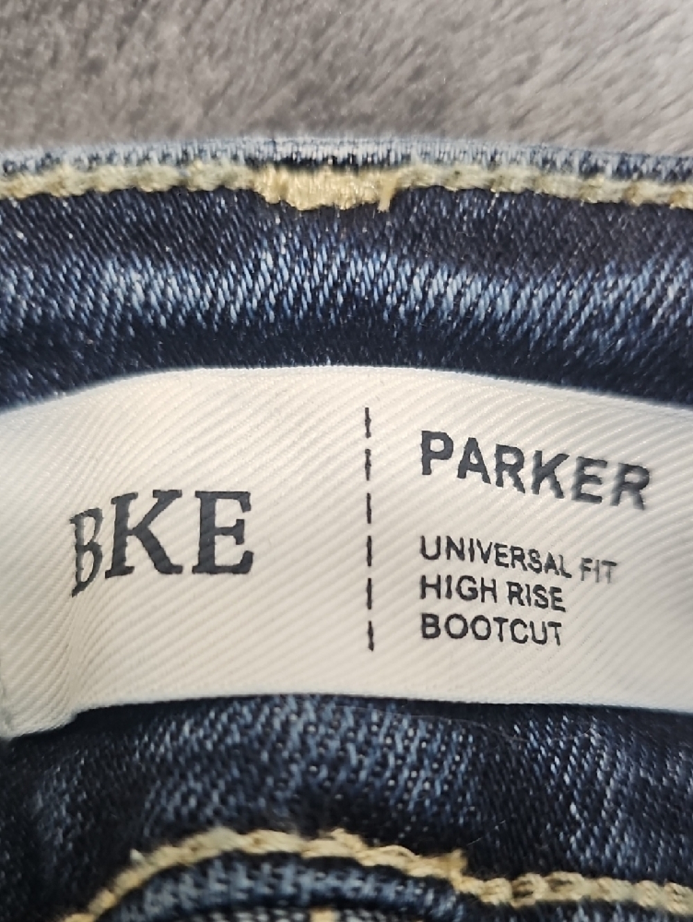 Buckle Distressed Bootcut Jeans - Picture 8 of 9